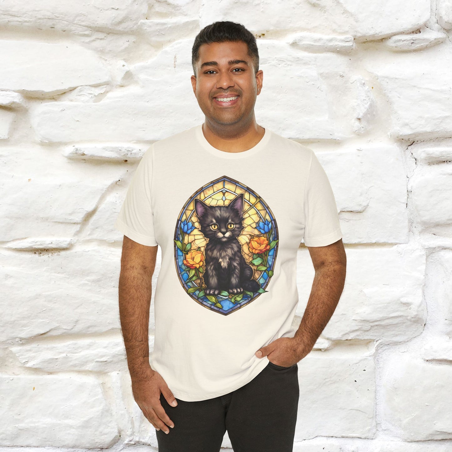 "Cat Mosaic" Cute Cat T-Shirt for Men & Women | 100% Cotton 🐾