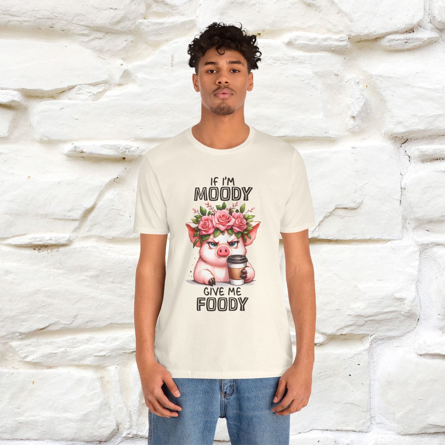 ''If I'm Moody Give Me Foody''| Funny T-Shirt | Nunu&Miao Studio