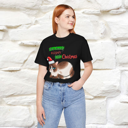 Have Yourself a Grumpy Little Christmas | Festive Cat Christmas Shirt for Men & Women | 100% Cotton*