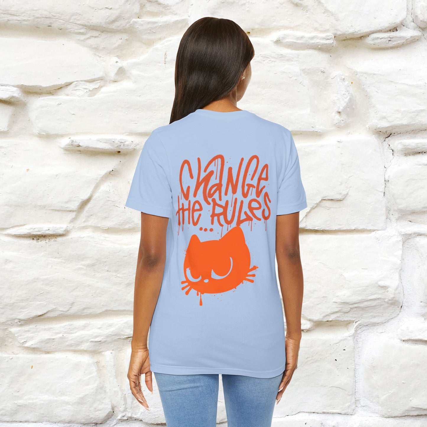 ''Change The Rules'' - Cat T-shirt -Nunu&Miao Studio