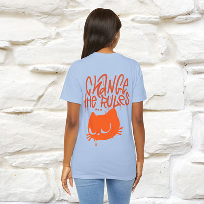 ''Change The Rules'' - Cat T-shirt -Nunu&Miao Studio