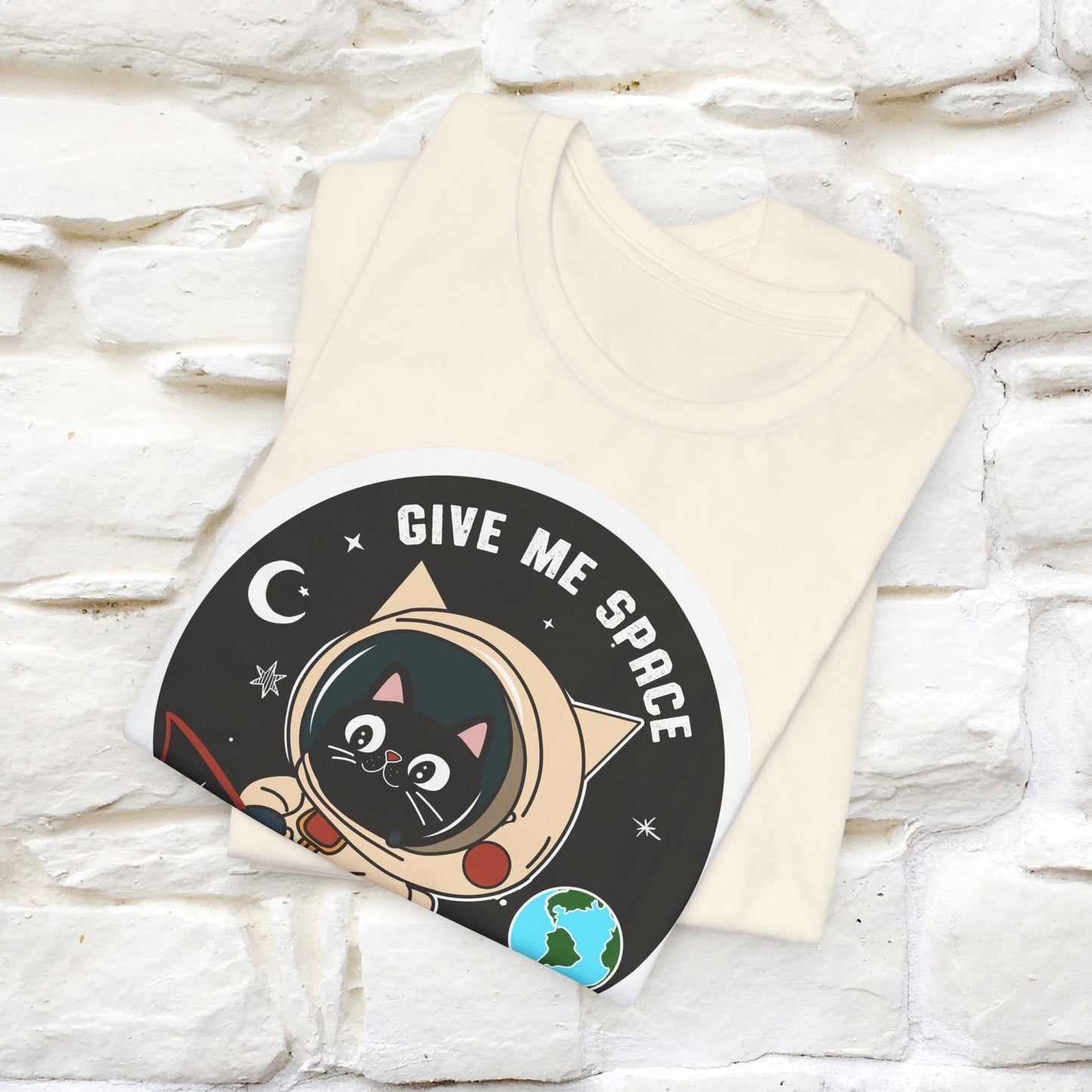 Give Me Space Cat T-Shirt for Men & Women | 100% Cotton* Funny  Tee