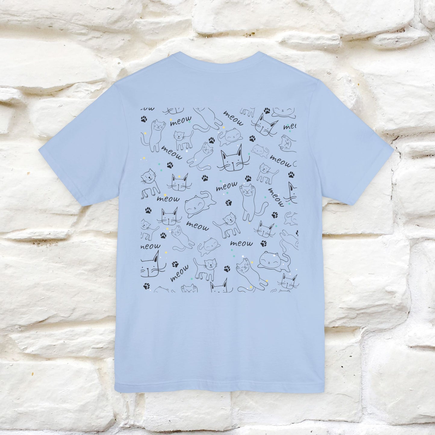 "Antidepressants" Cat T-Shirt | Front & Back Design | Nunu&Miao Studio