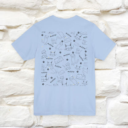 "Antidepressants" Cat T-Shirt | Front & Back Design | Nunu&Miao Studio