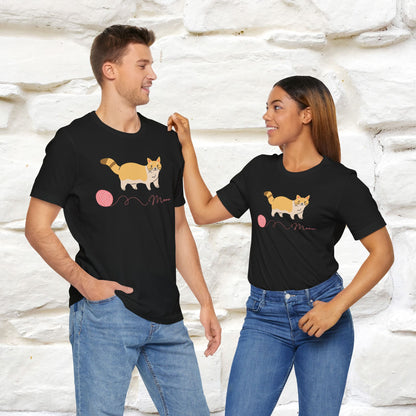 ''Meow''  Cat T-shirt for Men and Women  100% Cotton*