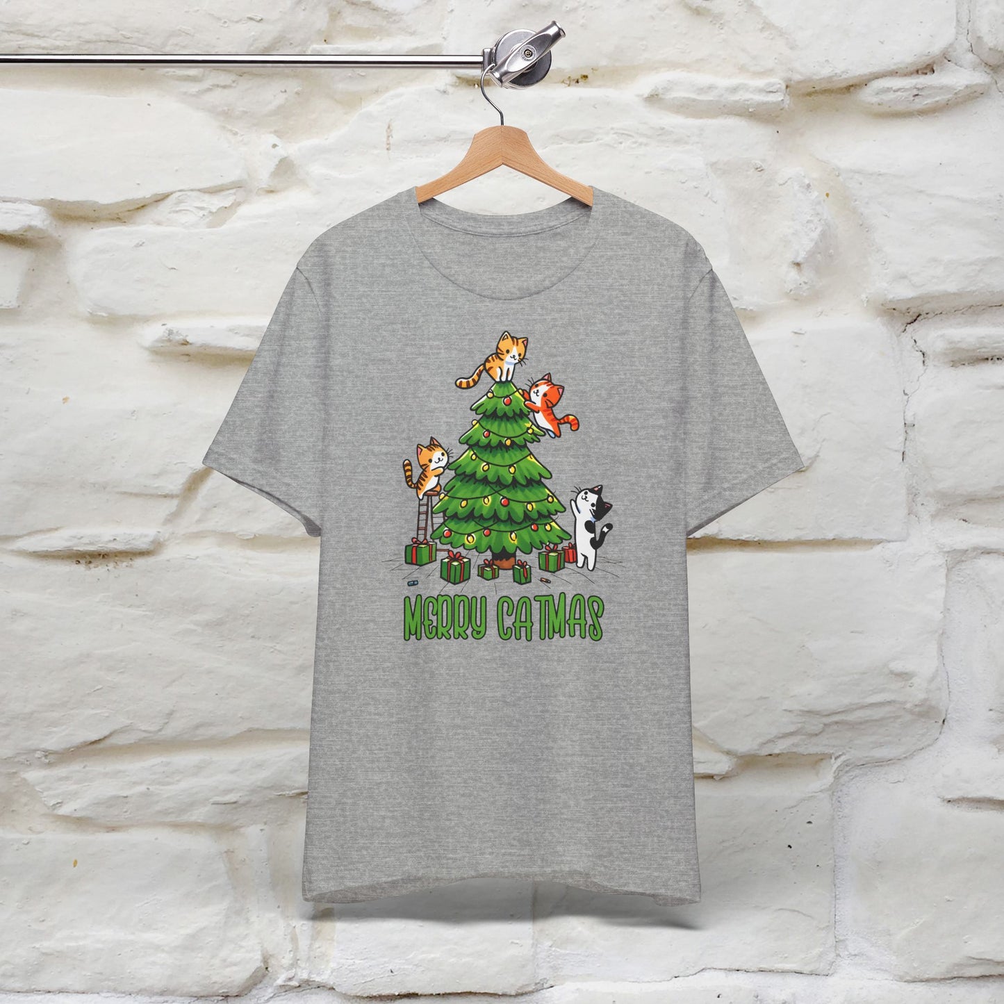 Merry Catmas | Cattitude Christmas Shirt for Men & Women | 100% Cotton*