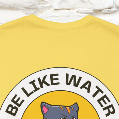 "Be Like Water: Cattitude Master | Cat T-Shirt |Nunu&Miao Studio