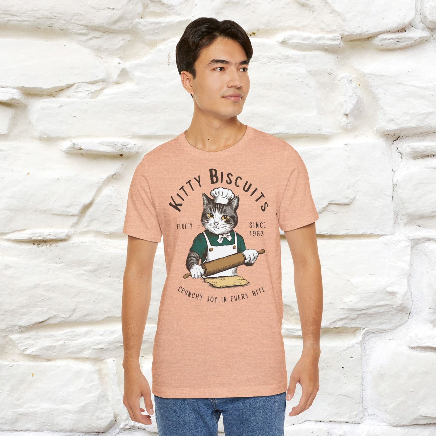 Kitty Biscuits Crunchy Joy T-Shirt | Cat Lover’s Delight for Men & Women | 100% Cotton*