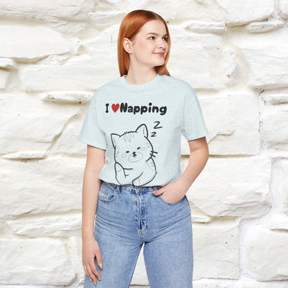 "I Love Napping" Cat T-Shirt for Men & Women | 100% Cotton* 🐾