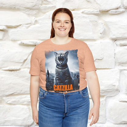 Catzilla T-Shirt | Fun Monster Cat Tee for Men & Women | 100% Cotton*