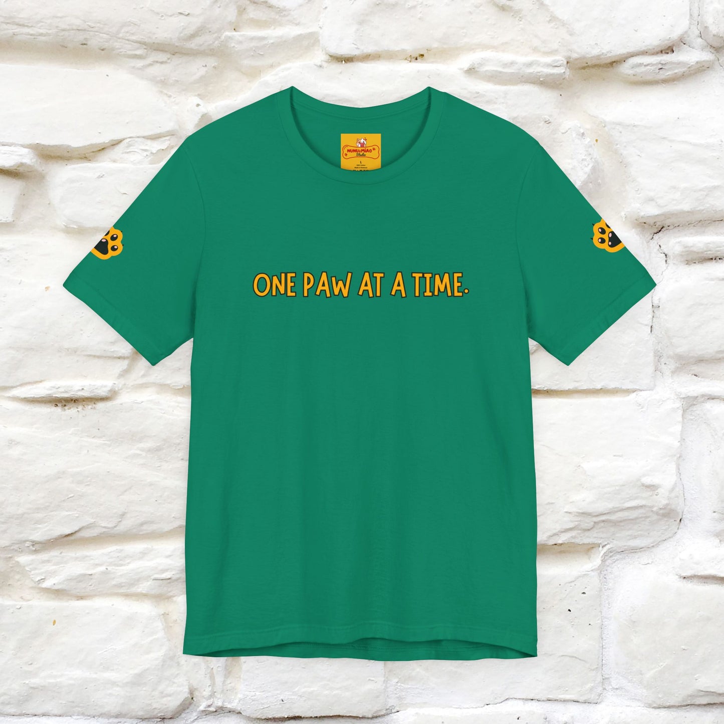 "Life Is A Journey'' Cat T-Shirt | Front & Back Design | Nunu&Miao Studio