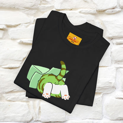 "Think outside the box? No thanks." Cat T-Shirt | Nunu&Miao Studio - Nunu&Miao Studio
