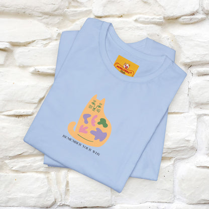 "Remember Your Why'' Cat T-Shirt Front and Back Design | Nunu&Miao Studio
