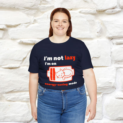 ''I am Not Lazy...'' Cat T-Shirt | Nunu&Miao Studio