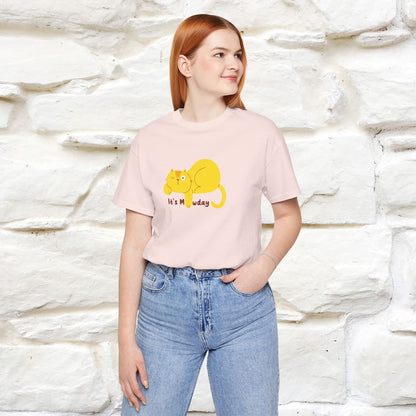 "It's Meawday" Cat T-shirt | Front & Back Design | Nunu&Miao Studio - Nunu&Miao Studio
