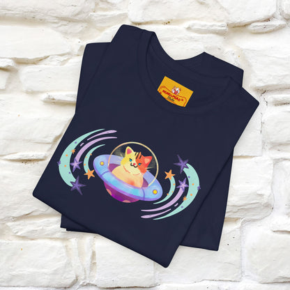 "Stay Positive'' Cat T-Shirt | Front & Back Design | Nunu&Miao Studio