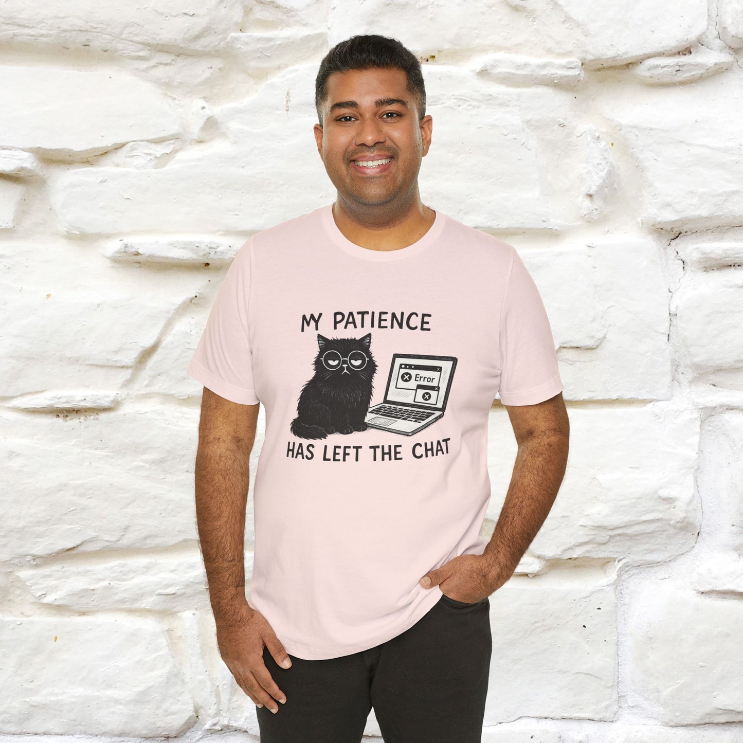 "My Patience Has Left The Chat" |Cat T-Shirt | Nunu&Miao Studio