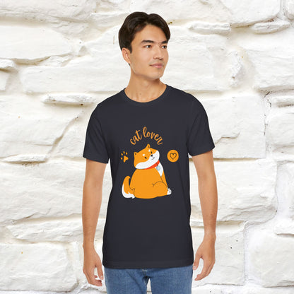 "Cat Lover" T-Shirt for Men & Women | 100% Cotton* | Purrfect Gift for Cat Enthusiasts