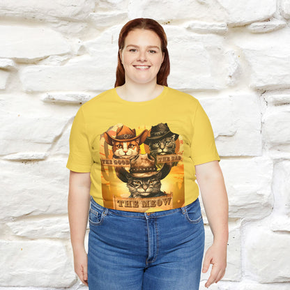 ''The Good, the Bad, and the Meow''| CatT-Shirt | Nunu&Miao Studio