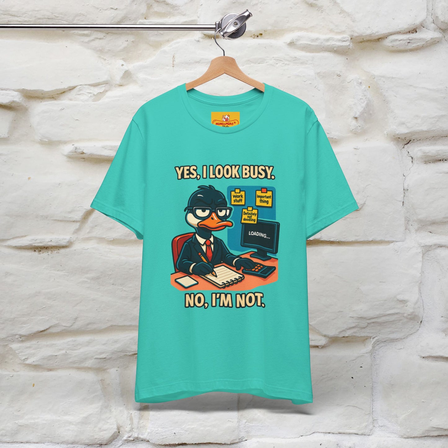 ''Yes, I Look Busy. No I'm Not.''|  Sarcastic Cat T-Shirt | Nunu&Miao Studio