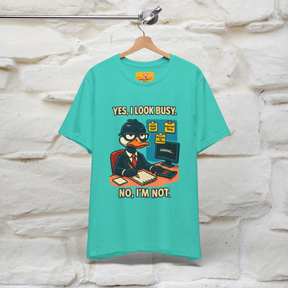 ''Yes, I Look Busy. No I'm Not.''|  Sarcastic Cat T-Shirt | Nunu&Miao Studio