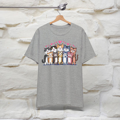 ''Cats Bring Us Together'' Cat T-shirt for Women 100% Cotton* - Nunu&Miao Studio