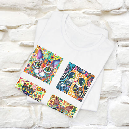 "Mosaic" Cat T-shirt for Men & Women | 100% Cotton* 🐾