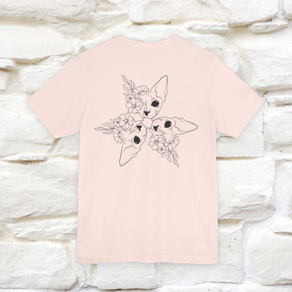 "Trinity'' Cat T-Shirt Front and Back Design | Nunu&Miao Studio
