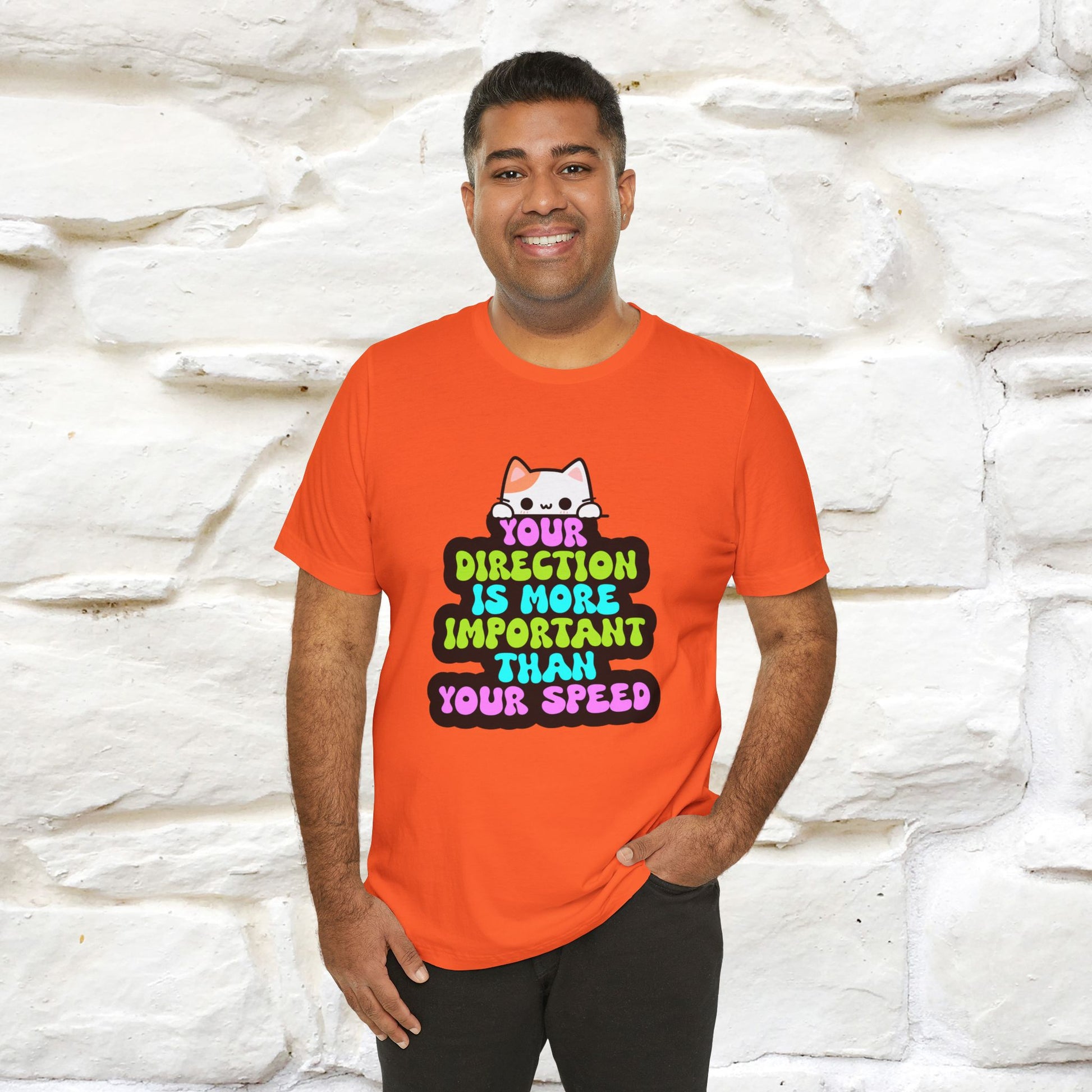 "Your Direction Is More ..." |  Cat T-shirt | Nunu&Miao Studio - Nunu&Miao Studio