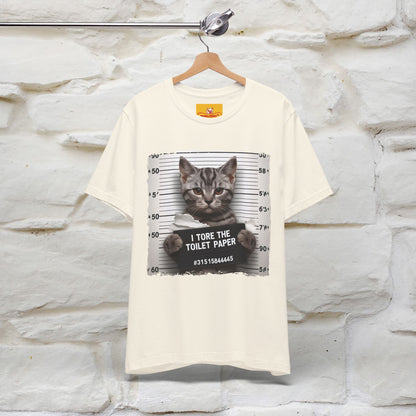 ''I Tore The Toilet Paper'' | Funny Cat T-Shirt | Nunu&Miao Studio