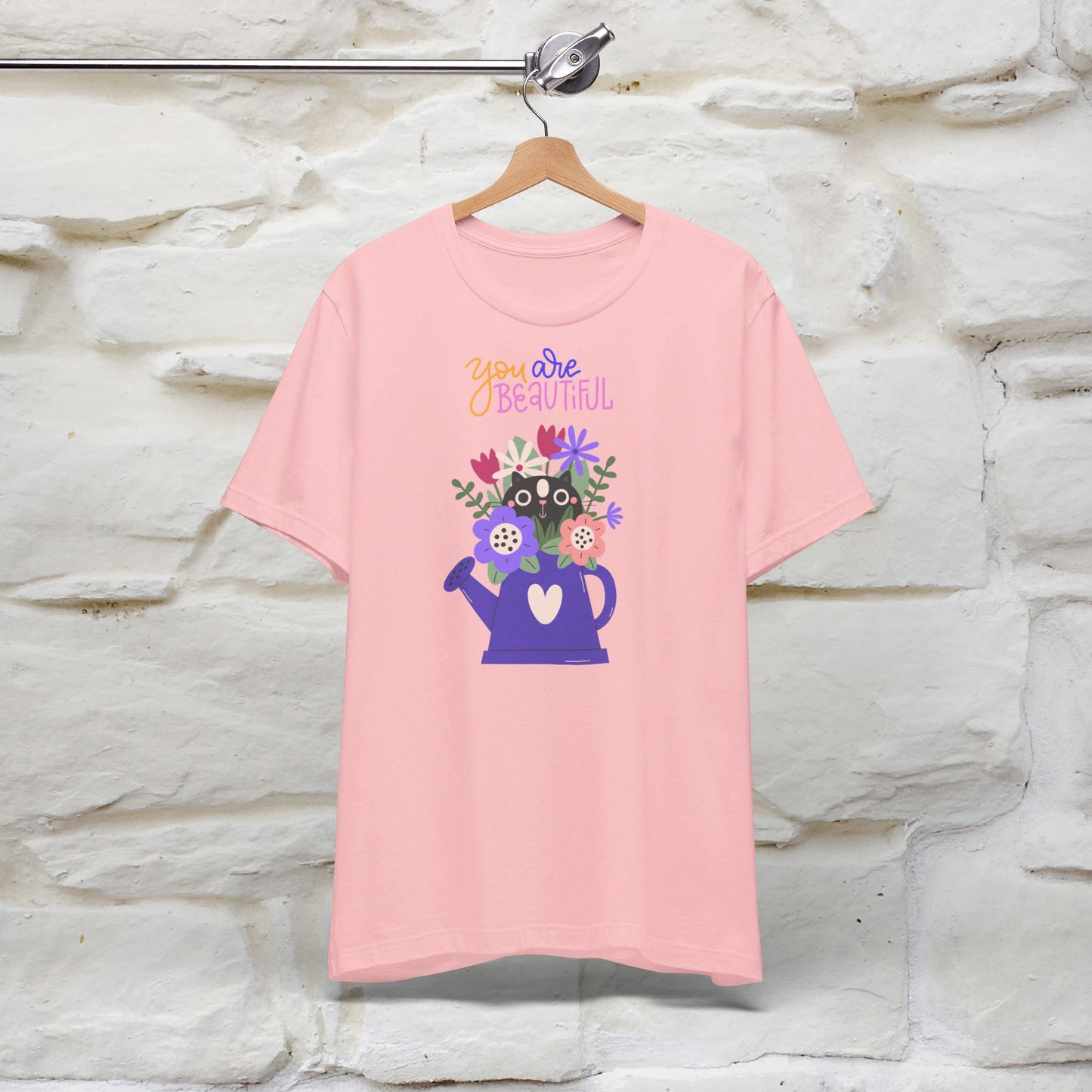 ''You Are Beautiful'' T-shirt for Women 100% Cotton* - Nunu&Miao Studio