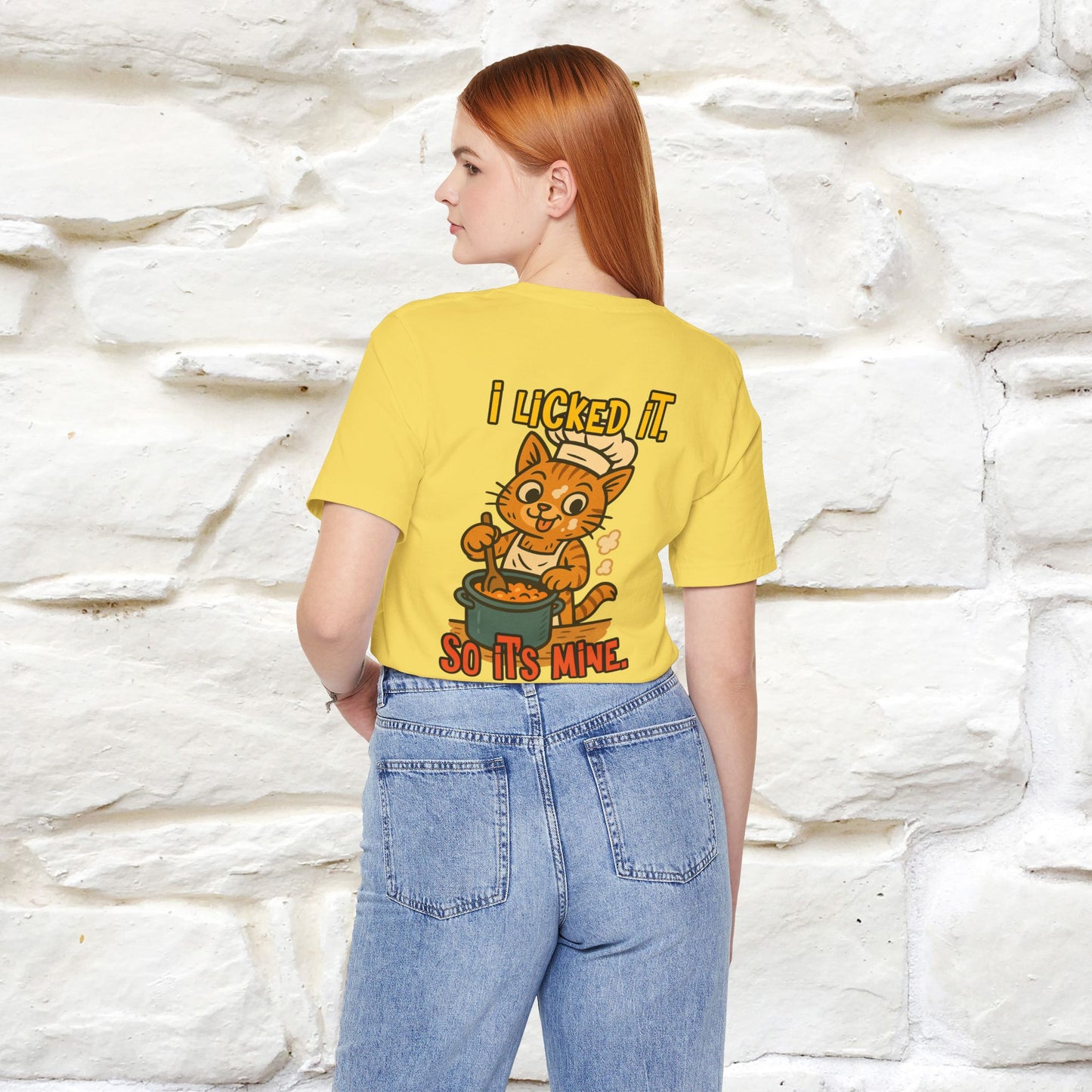 "I Licked It. It's Mine  " |Cat T-Shirt | Nunu&Miao Studio