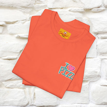 "I Love Pizza"| Cat T-shirt | Nunu&Miao Studio