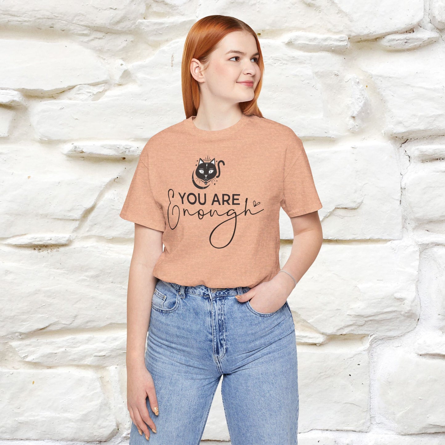 ''You Are Enough'' T-shirt for Women 100% Cotton* - Nunu&Miao Studio