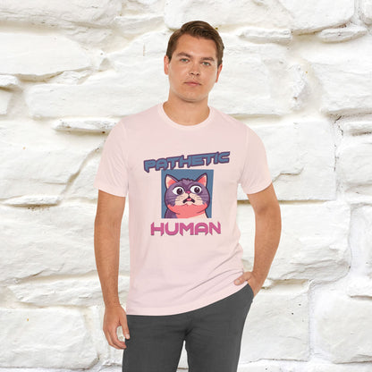 ''Pathetic Human'' | Funny Cat T-Shirt | Nunu&Miao Studio