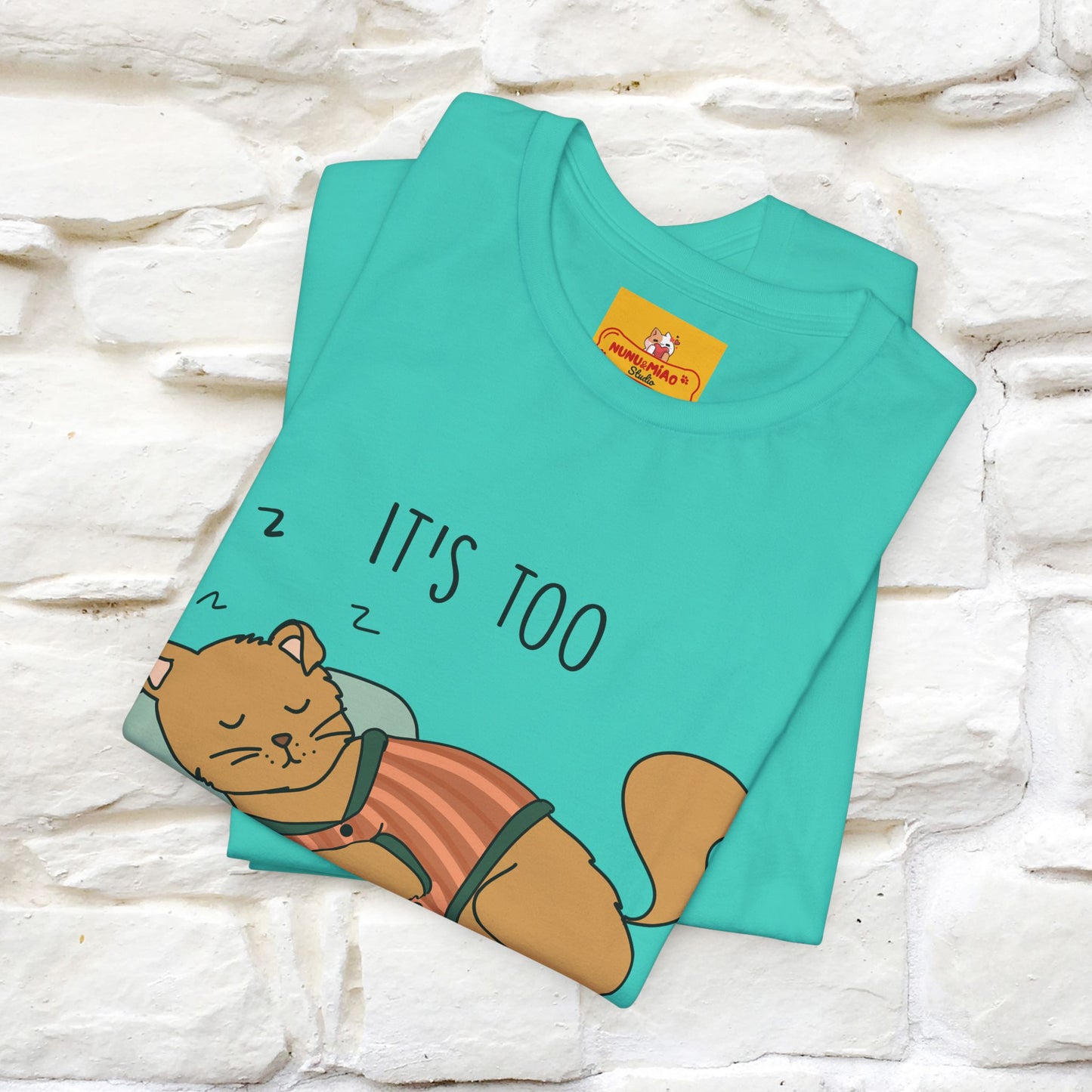 ''It’s Too Peopley Outside'' | Funny Cat T-Shirt | Nunu&Miao Studio