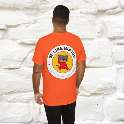 "Be Like Water: Cattitude Master | Cat T-Shirt |Nunu&Miao Studio