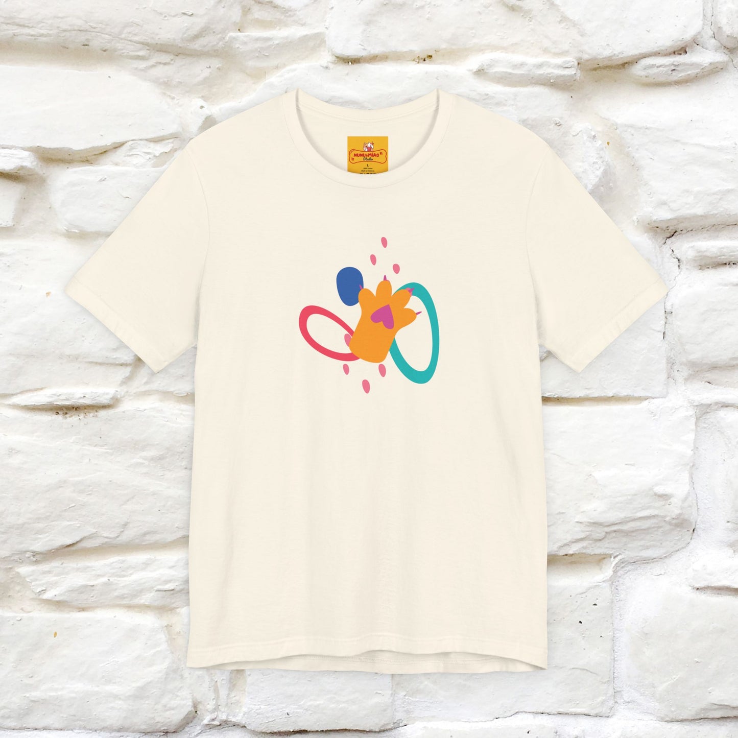 ''The Power Of Meow'' Cat T-Shirt Front and Back Design | Nunu&Miao Studio