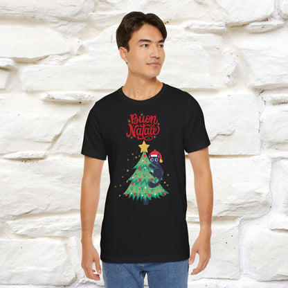 Buon Natale Cat T-Shirt | Italian Christmas Cat Shirt for Men & Women | 100% Cotton*