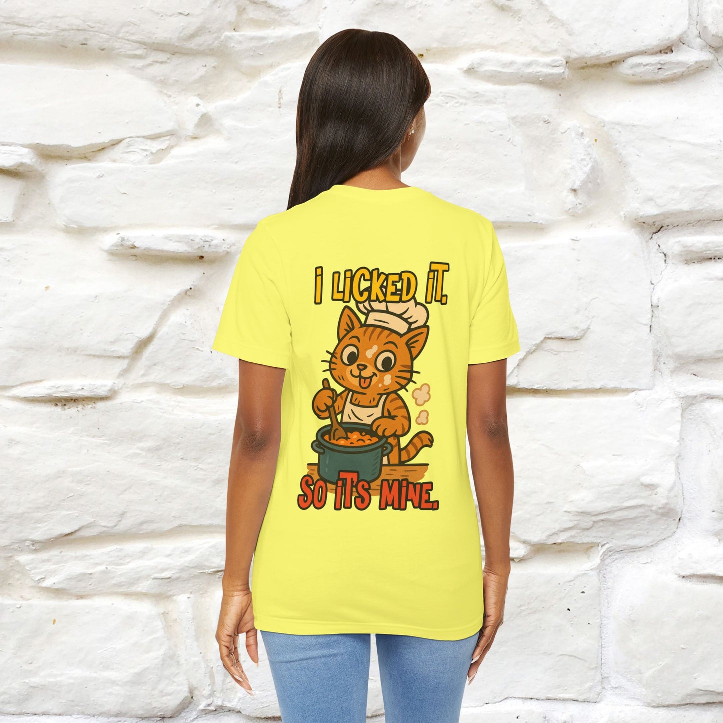 "I Licked It. It's Mine  " |Cat T-Shirt | Nunu&Miao Studio