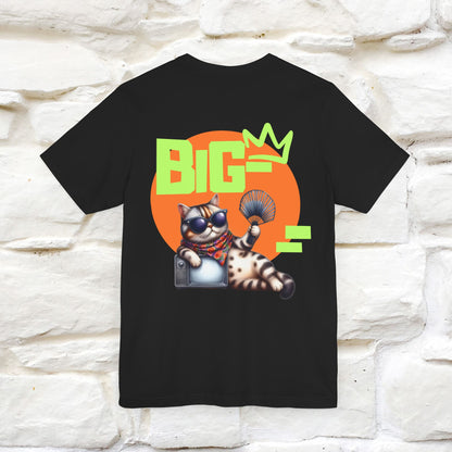 Big Cat T-Shirt for Men & Women | Front & Back Design | 100% Cotton*