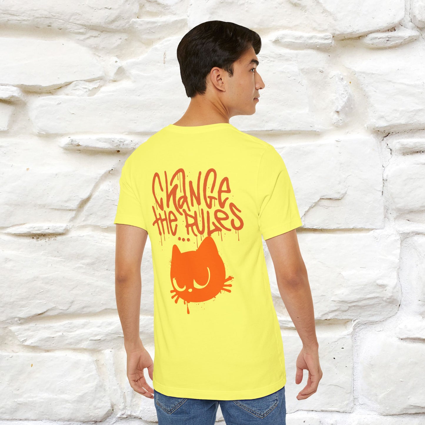 ''Change The Rules'' - Cat T-shirt -Nunu&Miao Studio