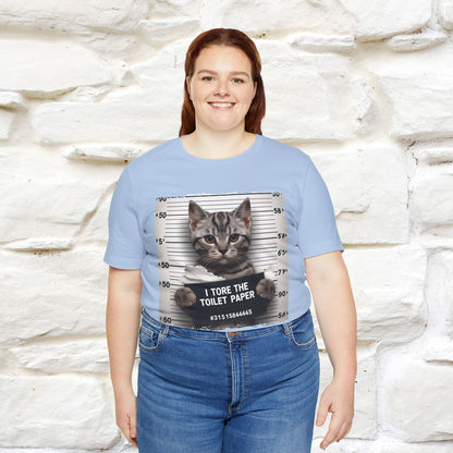 ''I Tore The Toilet Paper'' | Funny Cat T-Shirt | Nunu&Miao Studio