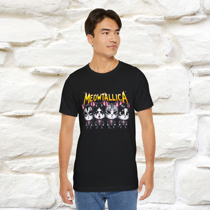 Meowtallica T-Shirt | Rock-Inspired Cat Tee for Men & Women | 100% Cotton*