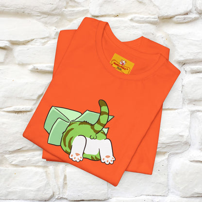 "Think outside the box? No thanks." Cat T-Shirt | Nunu&Miao Studio