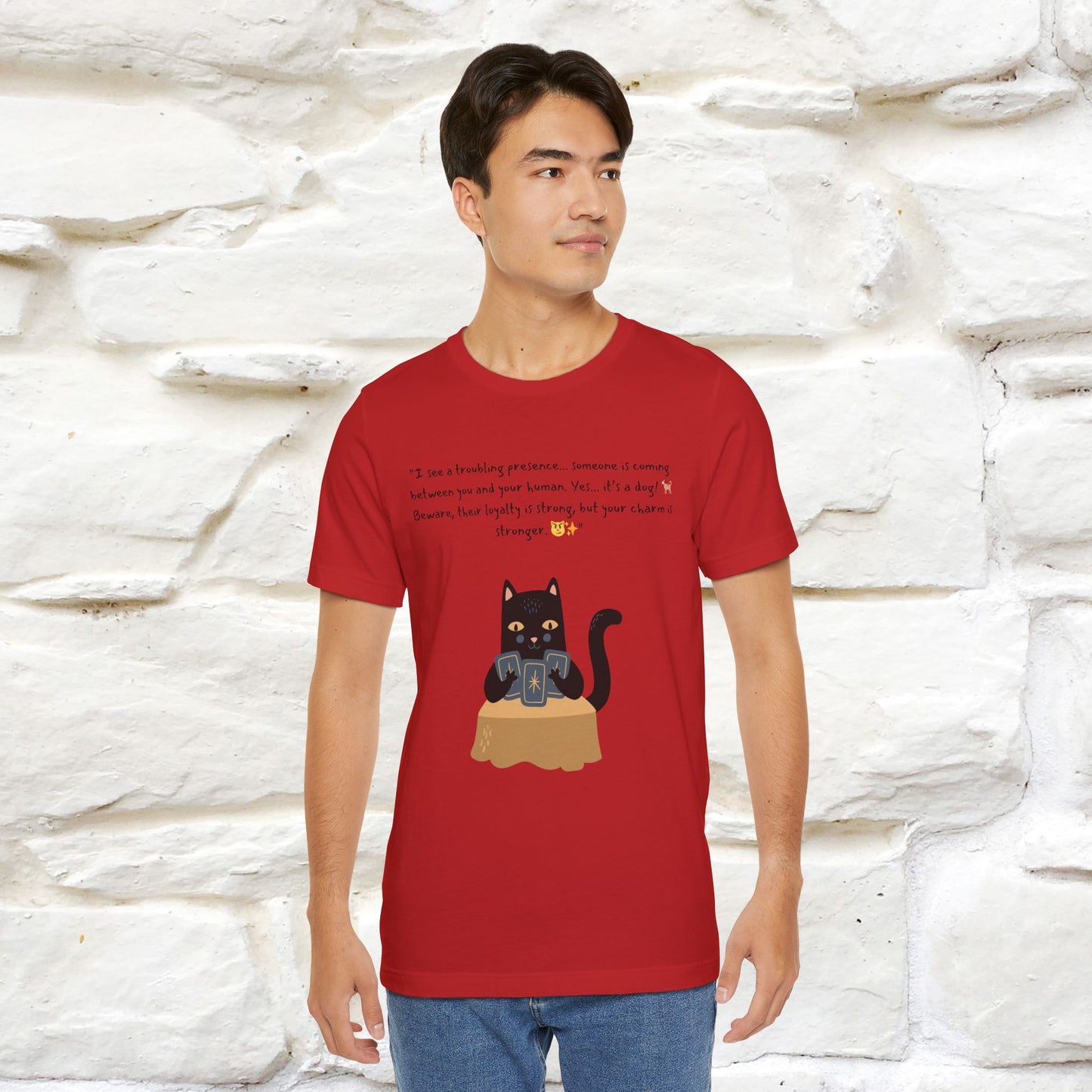 "The Cat's Tarot: Secrets Revealed" Cat T-Shirt for Men & Women | 100% Cotton*