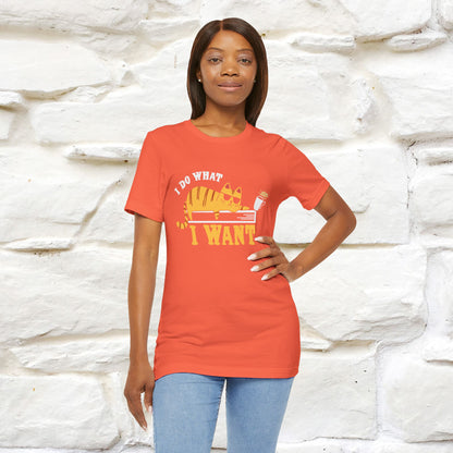 "I Do What I Want" Cat T-Shirt | Nunu & Miao Studio