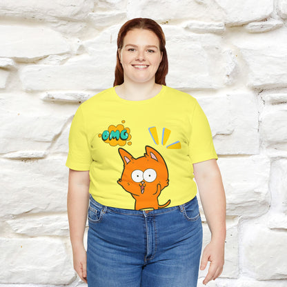 ''Oh My God'' Cat T-Shirt | Nunu&Miao Studio