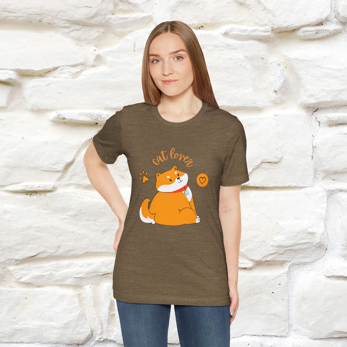 "Cat Lover" T-Shirt for Men & Women | 100% Cotton* | Purrfect Gift for Cat Enthusiasts