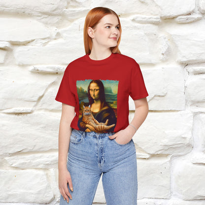 Mona Lisa’s Cat T-Shirt | Classic Art-Inspired Cat Tee for Men & Women | 100% Cotton*